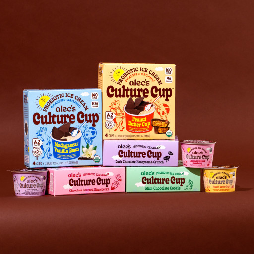 Alec's Ice Cream Launches Culture Cup Nationwide; a Gut-Loving, Clean-Label, Low Sugar Ice Cream That's Almost Too Good to Be True