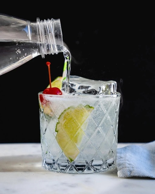It's Bubbly Vodka Soda From The Desk of A Personal Chef