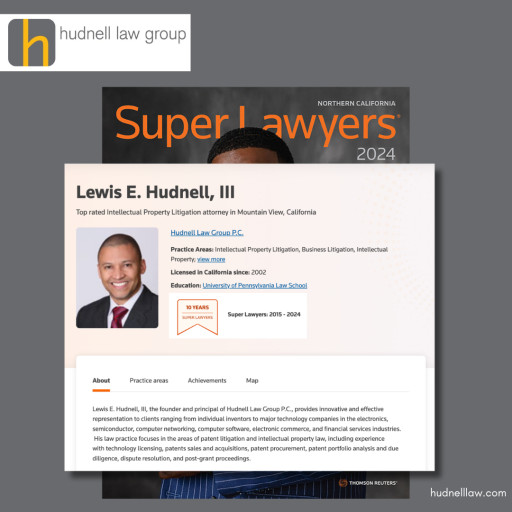 Hudnell Law Group Recognized on the Northern California Super Lawyers List for the 10th Consecutive Year
