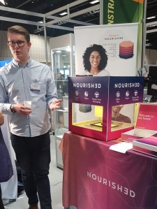 Photograph of the nourish3D 3D printer at the IDTechEx Show! in Berlin 2019