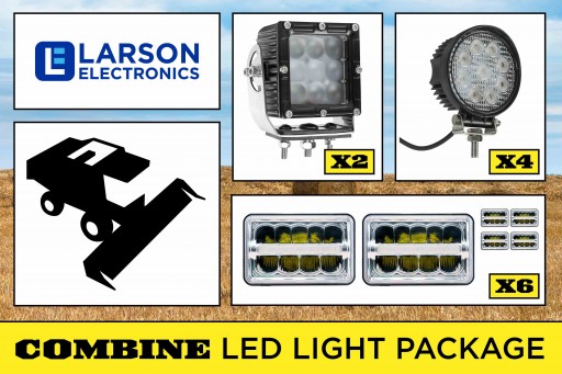 Larson Electronics Releases LED Light Package for Case IH 2388 Combines, 9-42V, IP67 Rated