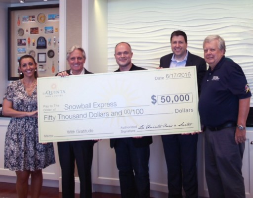 Snowball Express Announces Partnership With La Quinta Inns & Suites and Their Significant Financial Support