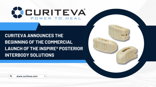 Curiteva Announces the Beginning of the Commercial Launch of the Inspire® Posterior Interbody Solutions