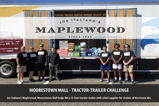 Joe Italiano's Maplewood-Moorestown Mall Donates to Victims of Hurricane Ida
