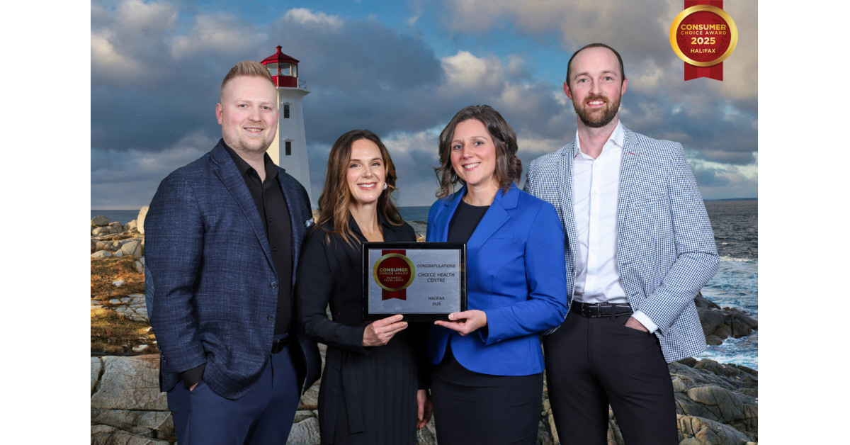 Choice Health Centre Recognized for Excellence in Health & Wellness Services in Halifax