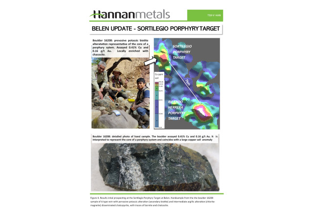 Hannan Metals Ltd., Monday, October 10, 2022, Press release picture