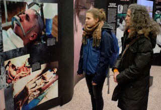 Guests often express shock at what they see in the exhibit.