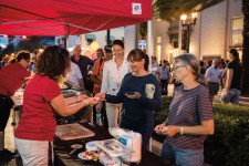 Block party in downtown Clearwater, Florida, organized by the Church of Scientology