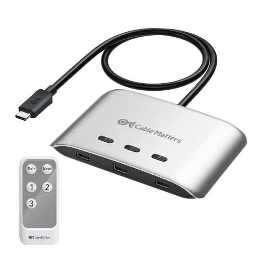 Cable Matters Launches USB4(R) 20Gbps 3-Port Switch for Seamless Multi-Device Connectivity