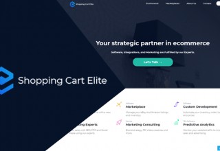 Shopping Cart Elite Website Home Page