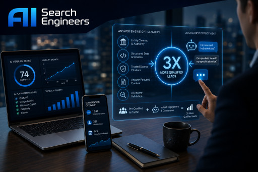 AI Search Engineers Documents That Answer Engine Optimization and AI Chatbot Deployment Together Produce Three Times More Qualified Leads Than Either System Deployed Independently