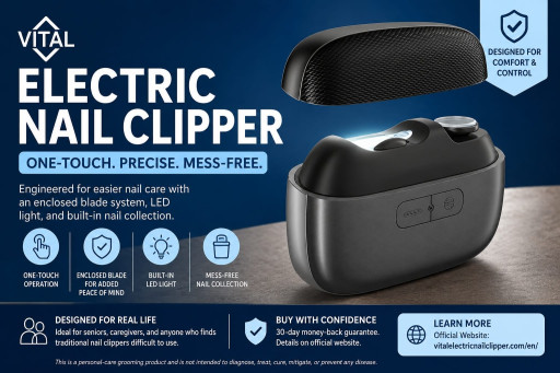 Vital Electric Nail Clipper Reviews 2026: What Buyers Should Know About the One-Touch Electric Nail Trimmer for Seniors, Arthritis, and Shaky Hands