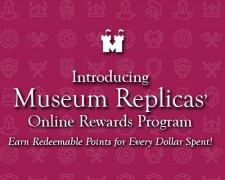 Museum Replicas's Online Rewards Program