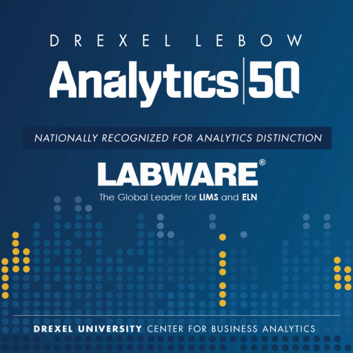 LabWare Selected as Honoree of 2023 Drexel LeBow Analytics 50 Award