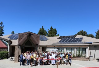 Good Samaritan held a solar ribbon-cutting ceremony on Sunday 