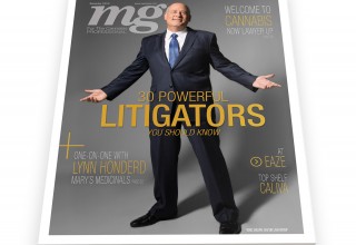 mg Magazine is the Leading National Cannabis Business Publication and Recognizes 30 Leading Cannabis Litigators in the November 2018 Issue. 