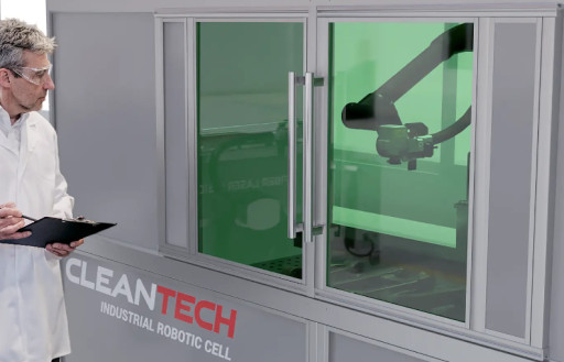 Laser Cobots Streamline Time-Consuming Surface Prep