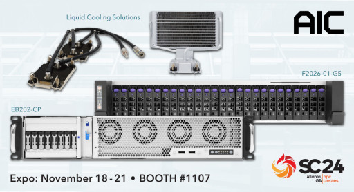 AIC Inc. to Showcase Advanced Server and Storage Solutions at SC24