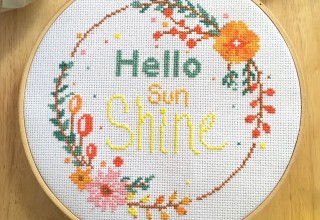 Hello Sunshine Cross Stitch Pattern