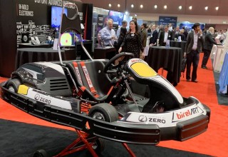 A go-kart with Zero Motorcycles' powertrain