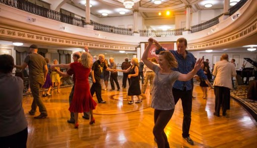 Swing Dancing for Charity at the Church of Scientology in Clearwater