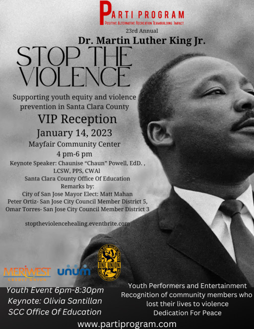 Silicon Valley Student-Led 23rd Annual Martin Luther King Jr. Violence Prevention Event Brings Civic, Educational, Business and Community Leaders to Support Youth