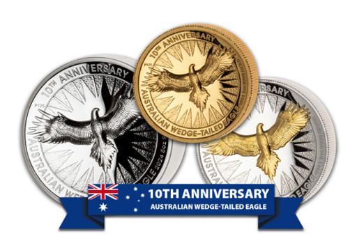 Announcing 2024 Australian Tenth Anniversary Wedge-Tailed Eagle Proofs From the Perth Mint Officially Distributed by GovMint