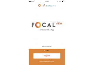FocalView app Welcome Screen