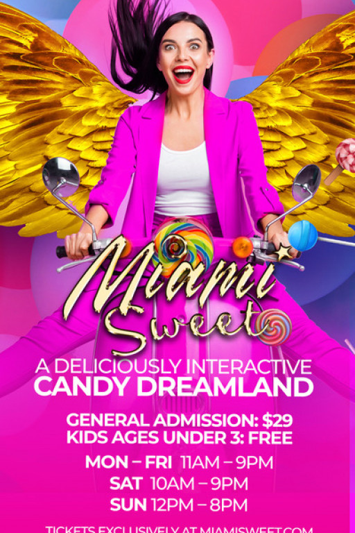 Candy Kingdom Presents 'Miami Sweet,' a Sugary Escape Opening at Aventura Mall on October 15