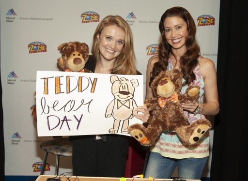 Actress/Model Shannon Elizabeth Lends a Hand at Mount Sinai Kravis Center in Support of National Teddy Bear Day & enCourage Kids Foundation