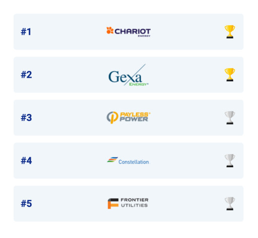 TexasElectricityRatings.com Announces  2025 "Best Texas Electricity Providers"