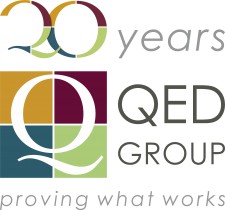 QED 20th Anniversary Logo