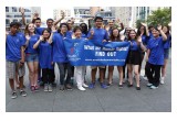 Liton and Youth for Human Rights volunteers in Toronto, Canada