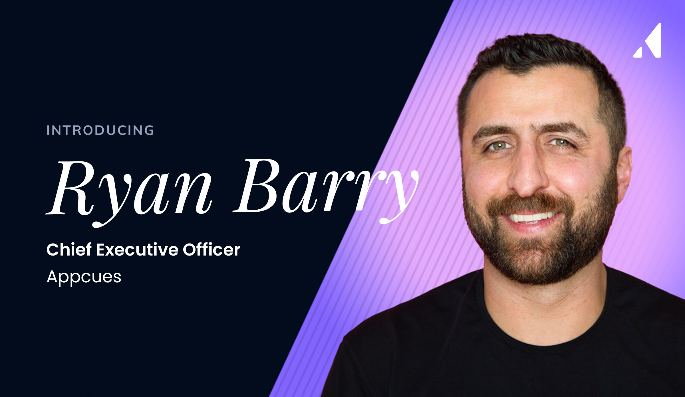 Ryan Barry, CEO of Appcues 