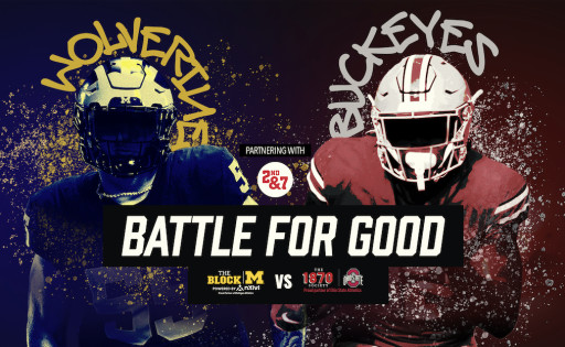 U of M and Ohio State Digital Fan Clubs Team Up for 'Battle for Good' Ahead of November 25 Game Supporting Local Charity