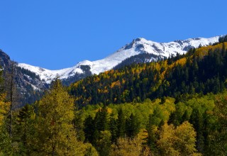 Pagosa Springs, Colorado in fall