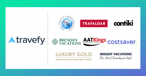 Travefy Announces New Integrations With Trafalgar, Contiki, Brendan Vacations, Insight Vacations, AAT Kings, Costsaver, and Luxury Gold