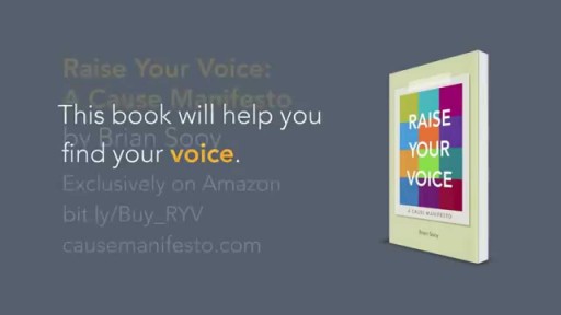 Raise Your Voice: A Cause Manifesto Book Trailer