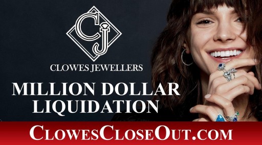 Clowes Jewellers Closeout Liquidation Sale Offers Designer Jewellery at Up to 60% Off