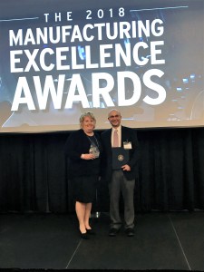 Acceptance of the 2018 Manufacturer Excellence Award