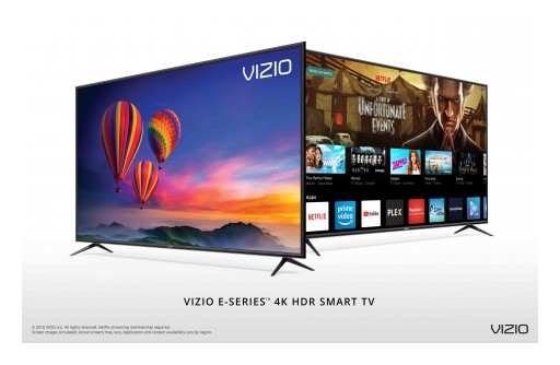 VIZIO Delivers Uncompromised Value With Launch of All-New 2018 D-Series™ and E-Series™ 4K HDR Smart TV Collections in Canada