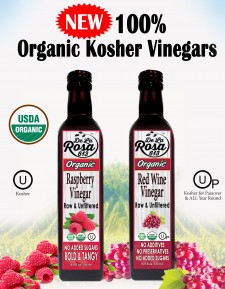 DE LA ROSA REAL FOOD'S TWO NEW VINEGARS