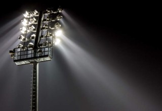 Rack of Stadium Lights
