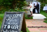 Garden Wedding In The Suburbs for LGBTQ Legal Marriage