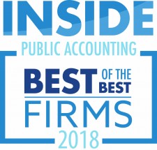 2018 INSIDE Public Accounting Best of the Best Firms 
