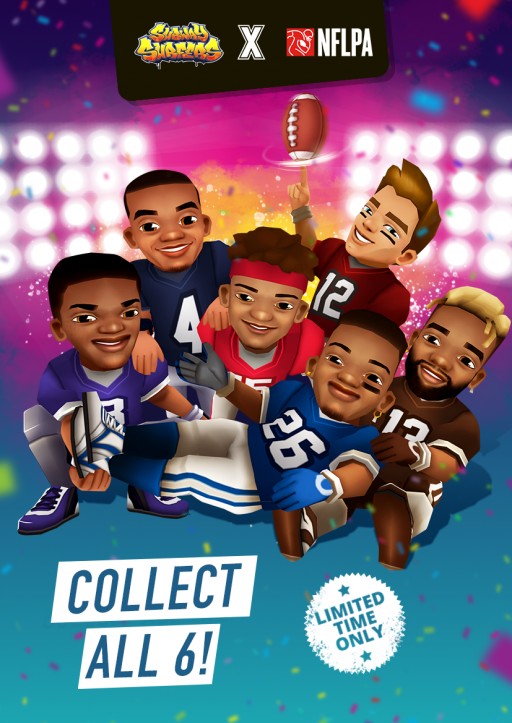 NFL Superstars Take a Run in Subway Surfers