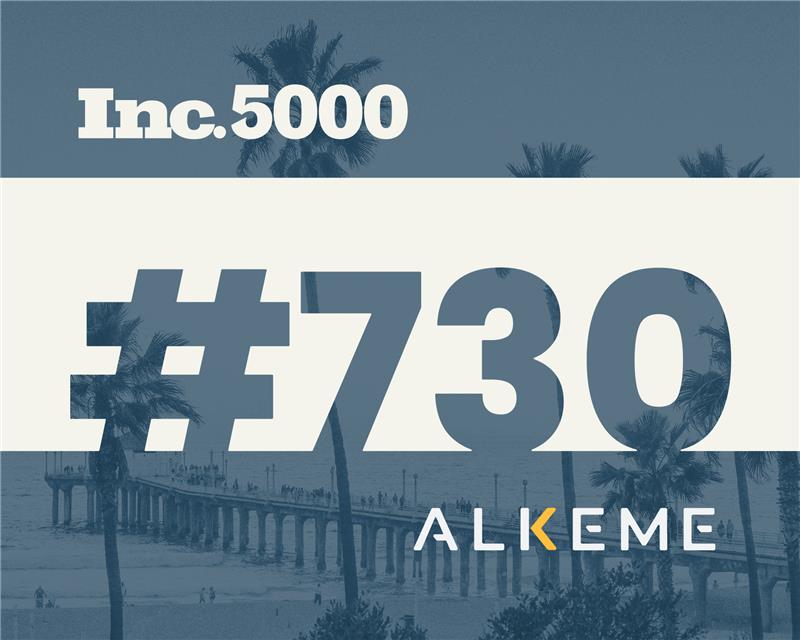 ALKEME Insurance Ranks #730 on the Inc. 5000 List of America's Fastest-Growing Private Companies