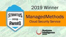 ManagedMethods Named Global Leader for Cloud Security Service in 2019 Stratus Awards