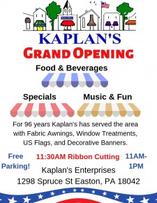 Kaplan's Re-Opening Celebration 