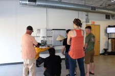 SDCC students during a demonstration at Sullivan Solar Power